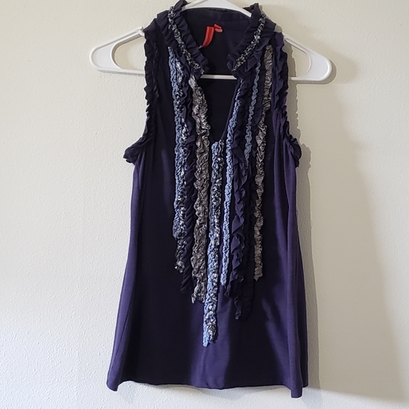 One.september Ruffled Tank Top - Picture 1 of 4